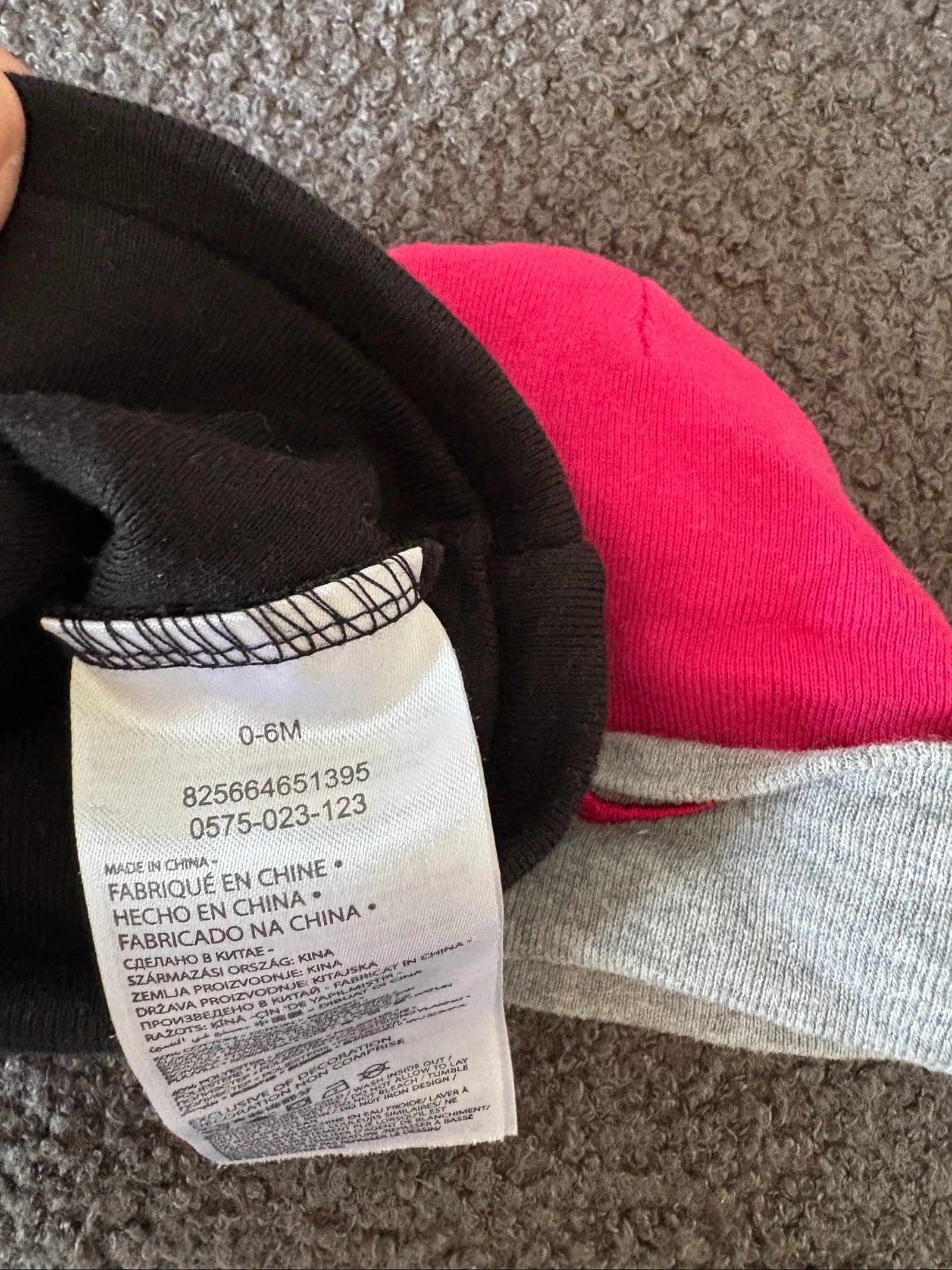 Lot de 2 bonnets bébé Nike & Jordan 0-6 mois – photo 3